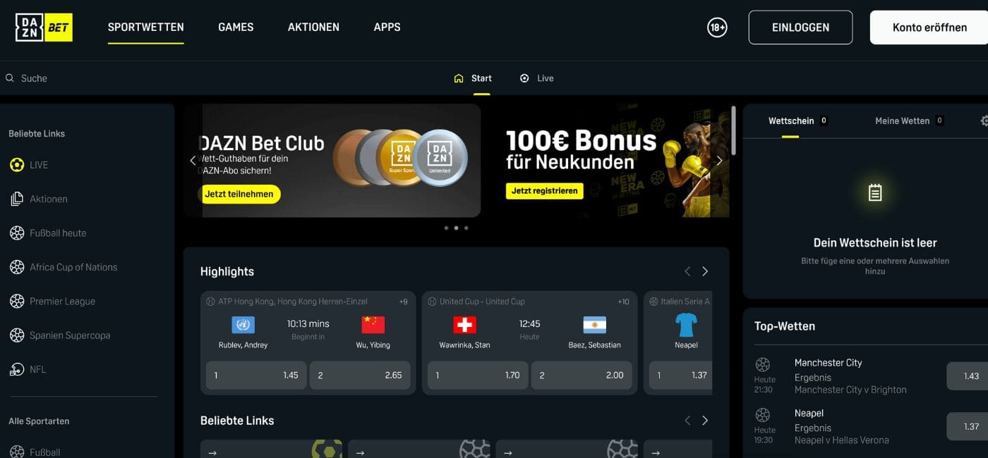 DAZN BET